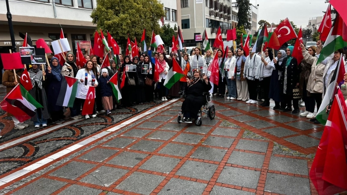 ‘NEHİRDEN DENİZE ÖZGÜR FİLİSTİN!’